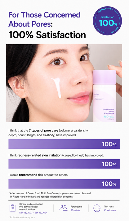 [Heat & Photoaging Aging Care] IsnTree Onion Fresh Fluid Sun Cream 50ml