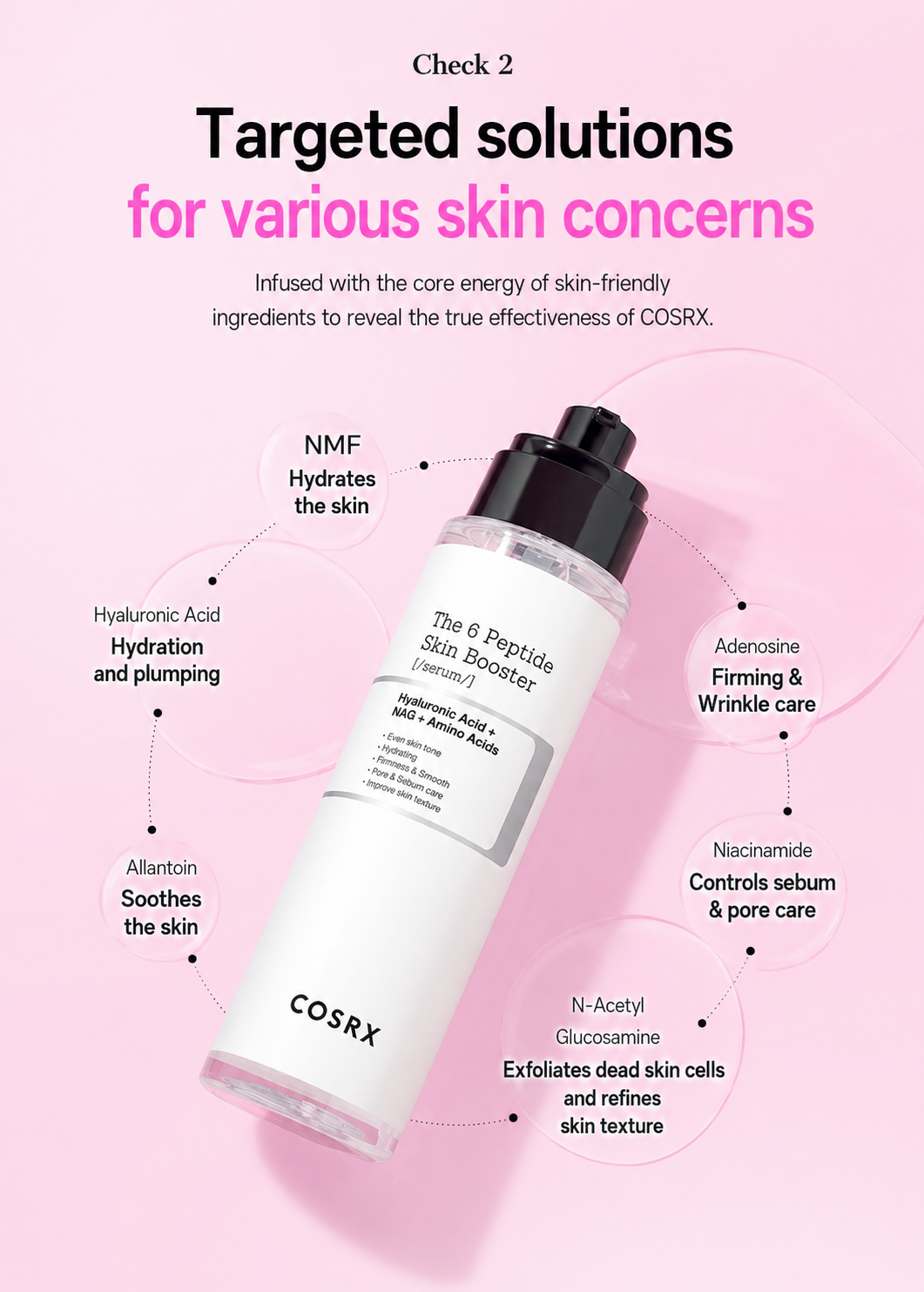 [Inner moisturizing] COSRX The 6 Peptide Skin Booster Serum 30ml