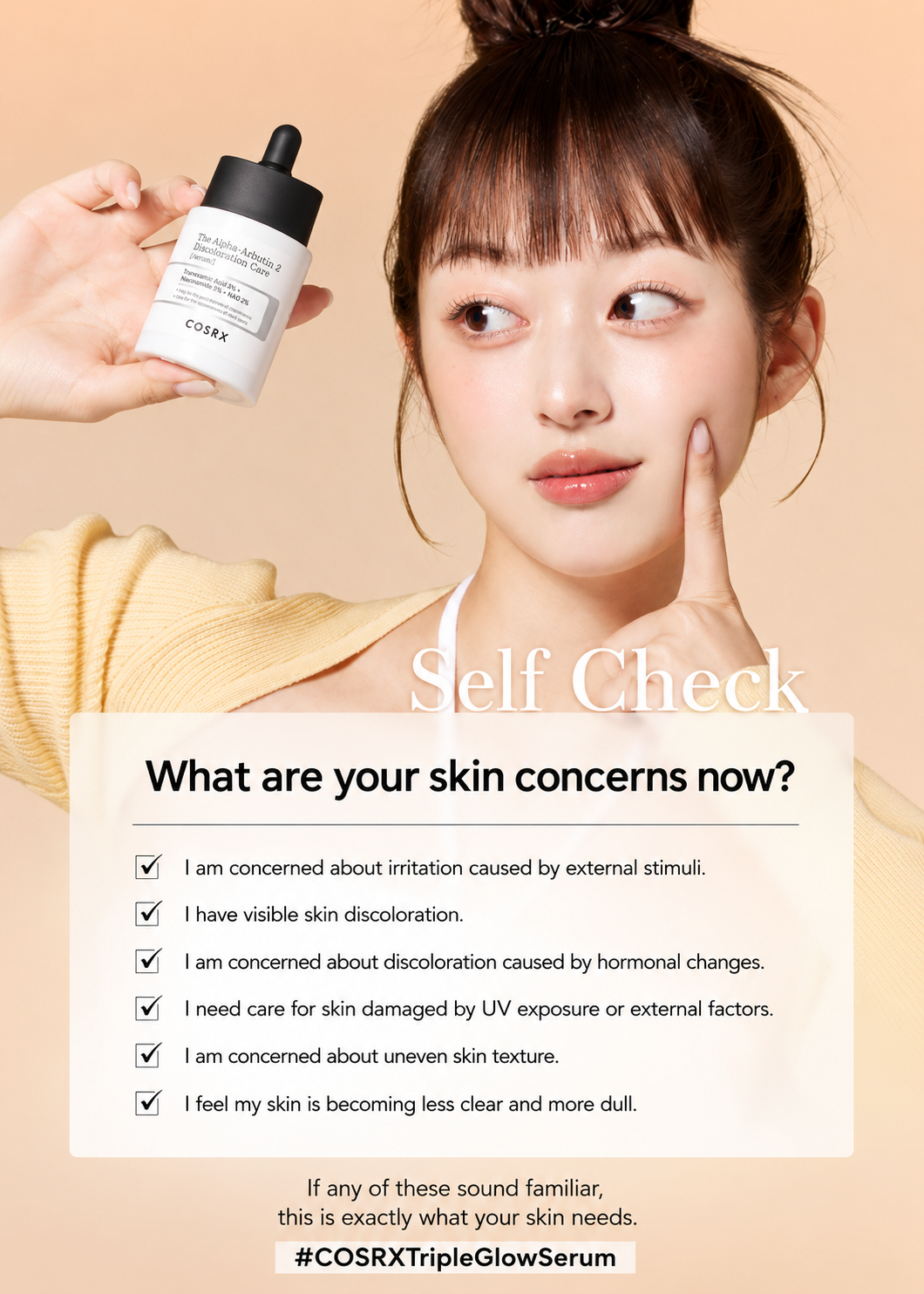 [Traces Care] COSRX The Alpha - Arbutin Serum 50ml (30ml peptide serum provided)