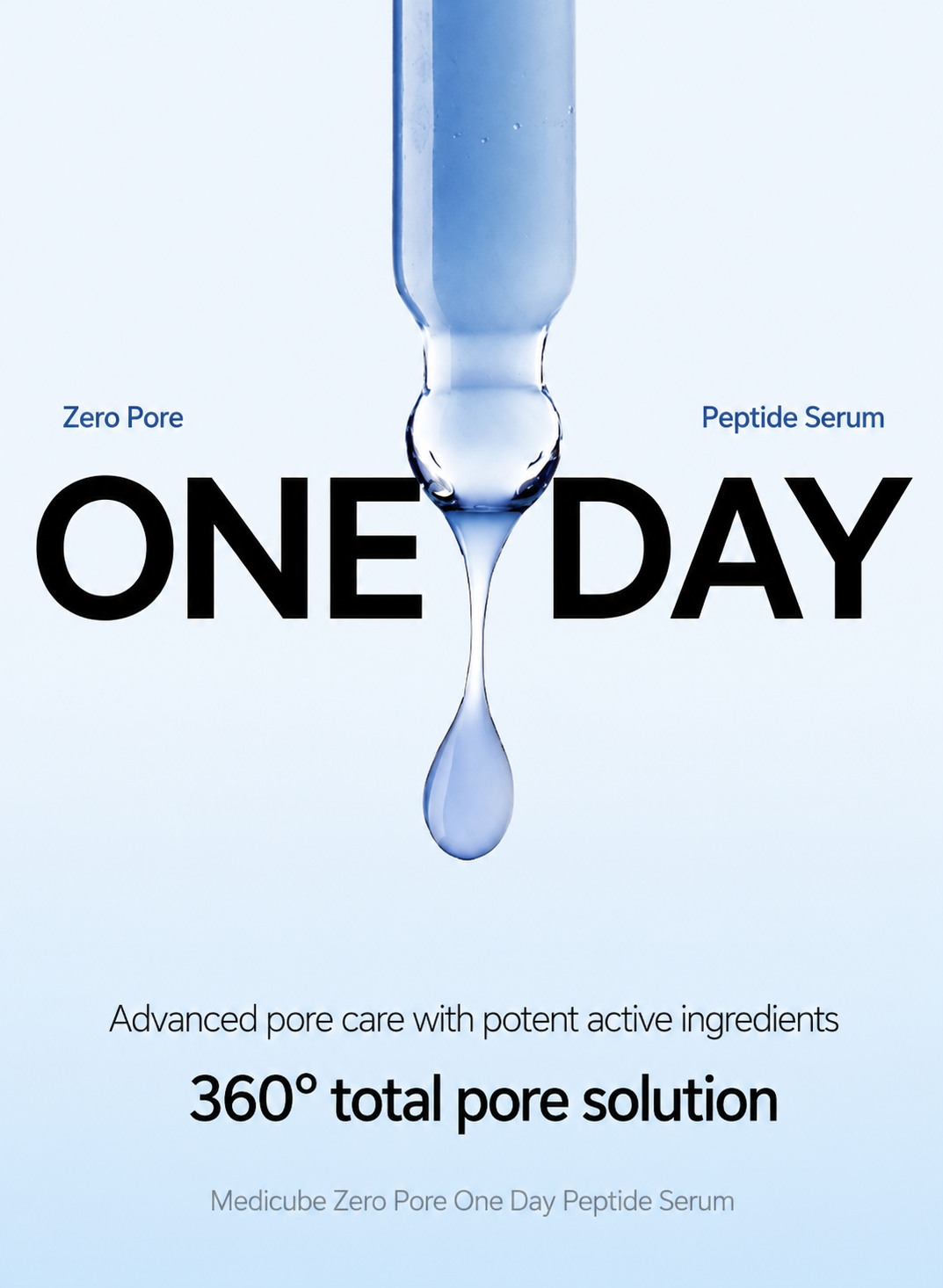 [Renewal/NEW] Medicube Zero Pore One Day Peptide Serum 30ml