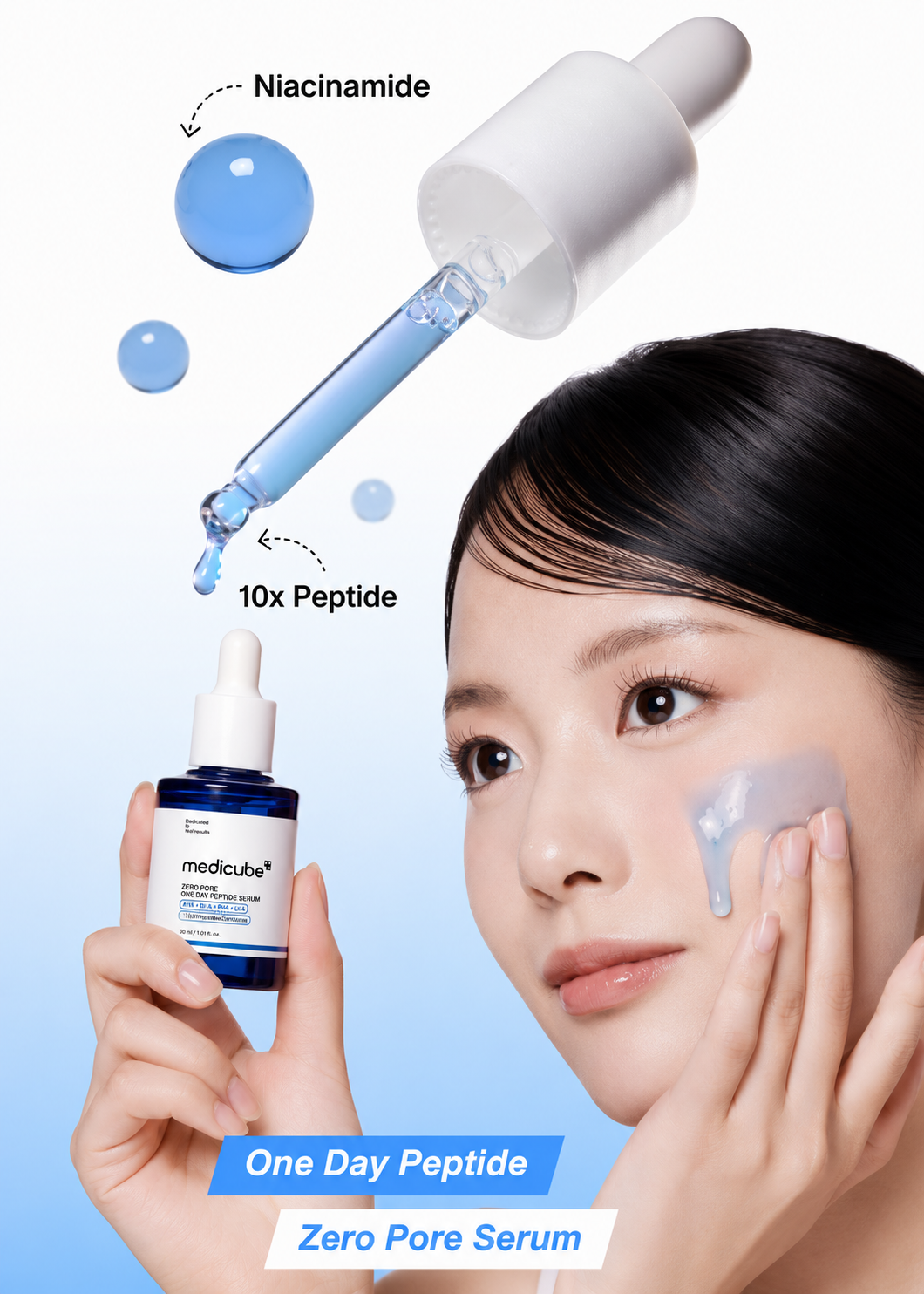 [Renewal/NEW] Medicube Zero Pore One Day Peptide Serum 30ml