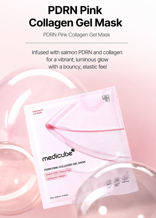 [Elasticity and glow] Medicube PDRN pink collagen gel mask pack 4 sheets