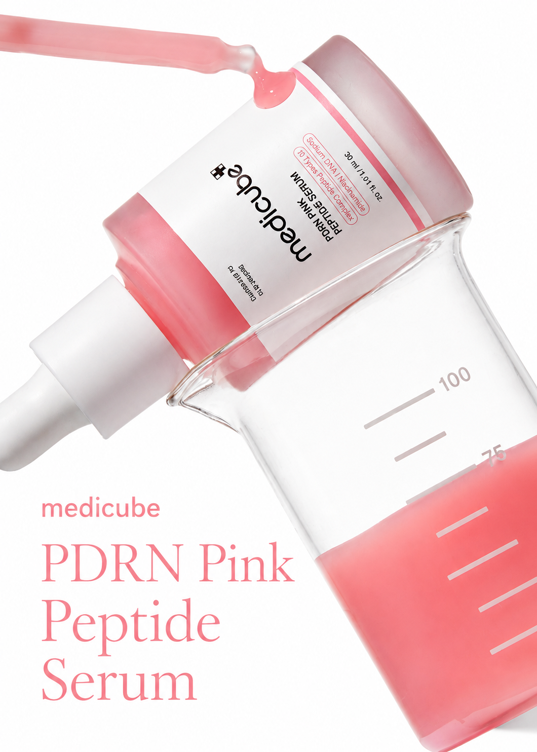 [Salmon PDRN/Whitening Genius Ampoule] Medicube PDRN Pink Peptide Ampoule 30ml Special (Ampoule 10ml + Moisturizing Cream 10ml)