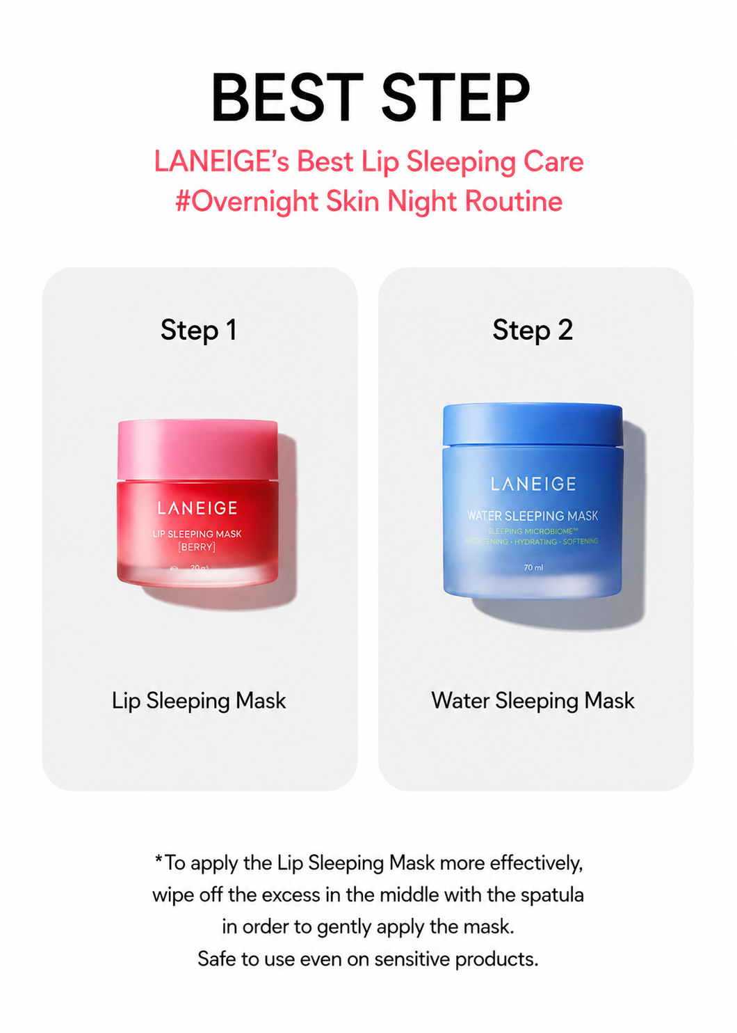 [Free 3 mini lip masks] Laneige Lip Sleeping Mask EX 20g Shortcake
