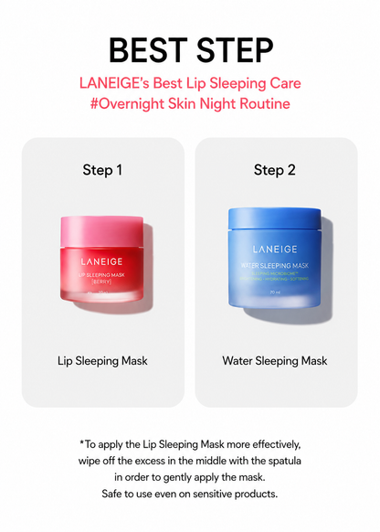 [Free 3 mini lip masks] Laneige Lip Sleeping Mask EX 20g Shortcake
