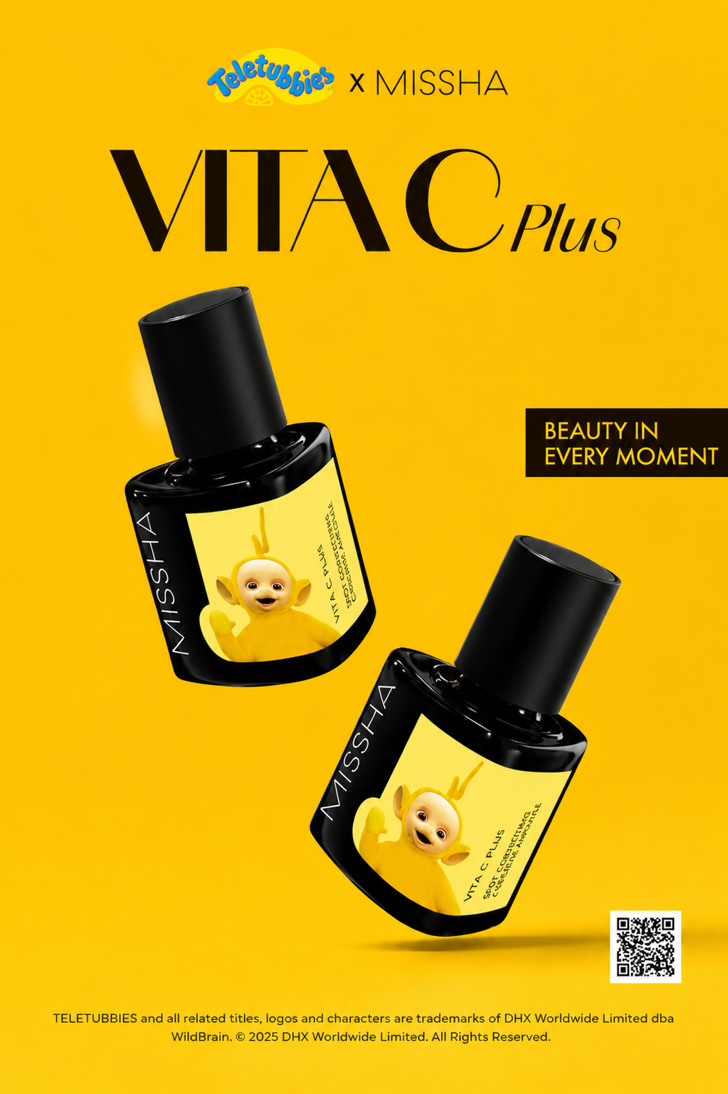[NEW] Missha Teletubbies Collaboration Vita C Plus Blemish C Elasticity Ampoule 30ml Key Ring Special
