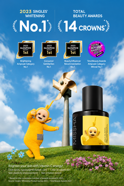 [NEW] Missha Teletubbies Collaboration Vita C Plus Blemish C Elasticity Ampoule 30ml Key Ring Special