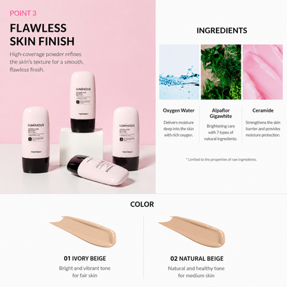 Tony Moly Luminous Goddess Radiance BB Cream (2 types)