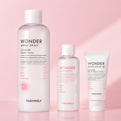 Tony Moly Wonder Ceramide Mochi Toner 500ml Special (+100ml + Cream 30ml)
