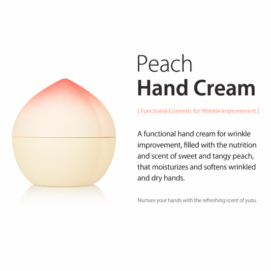 [Wrinkle improvement & elasticity care] Tony Moly Peach Hand Cream 30g