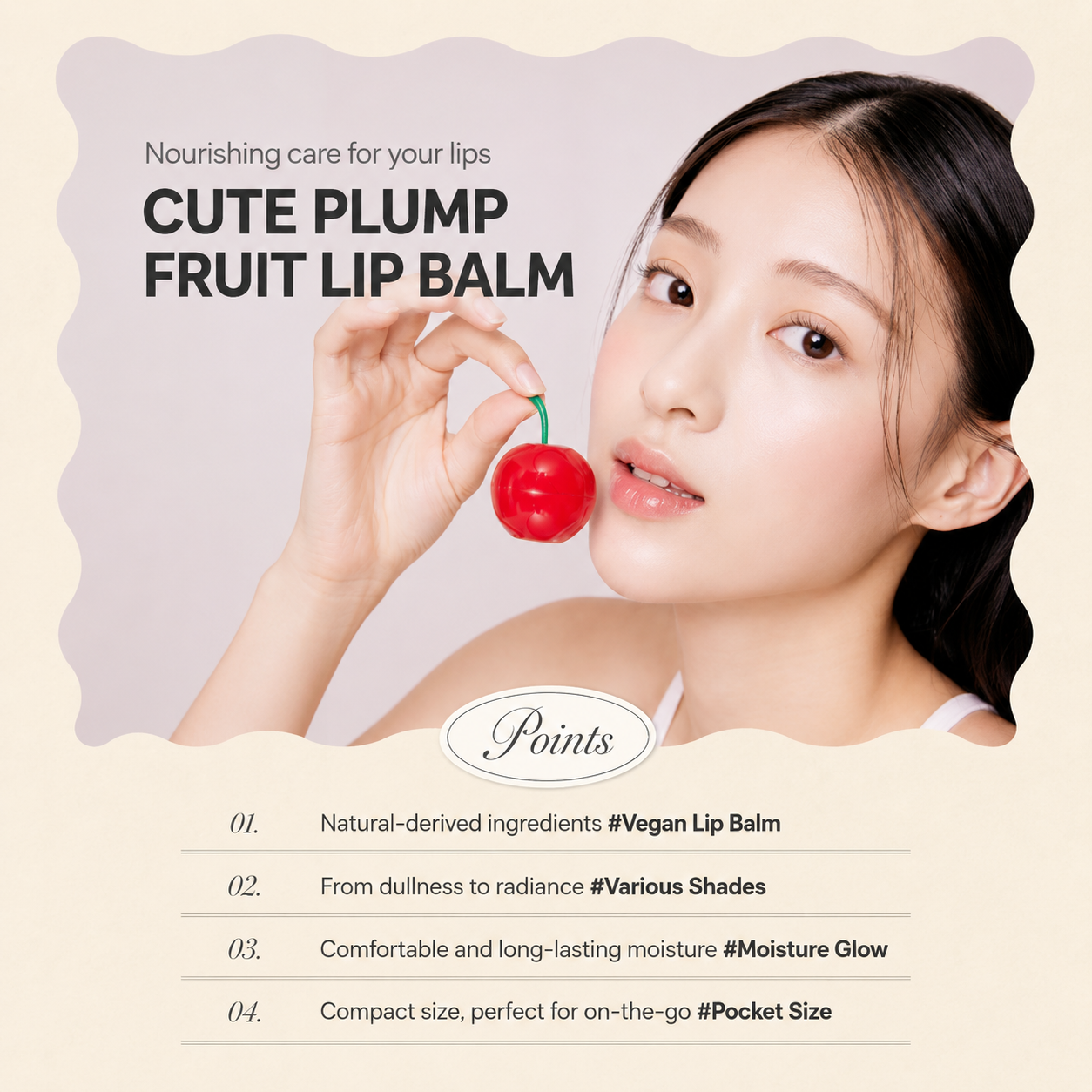 Tony Moly Mini Fruit Lip Balm 7g