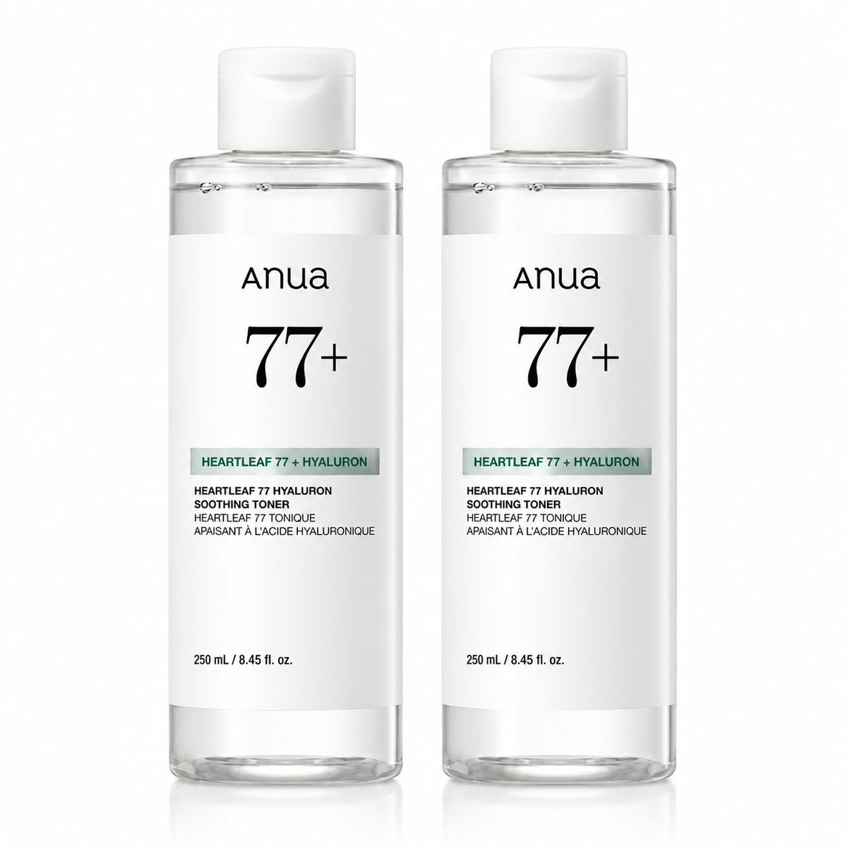 Anua Houttuynia cordata 77 Hyaluronic Moisture Calming Toner 250ml Double Special