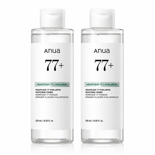 Anua Houttuynia cordata 77 Hyaluronic Moisture Calming Toner 250ml Double Special