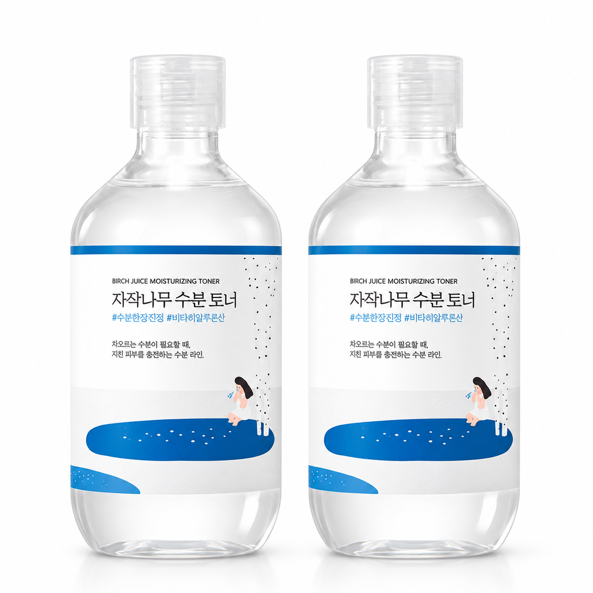Round Lab Birch Moisture Toner 1+1 Special (300ml+300ml)
