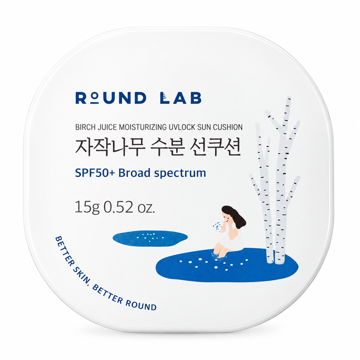 Round Lab Birch Moisture Sun Cushion 15g