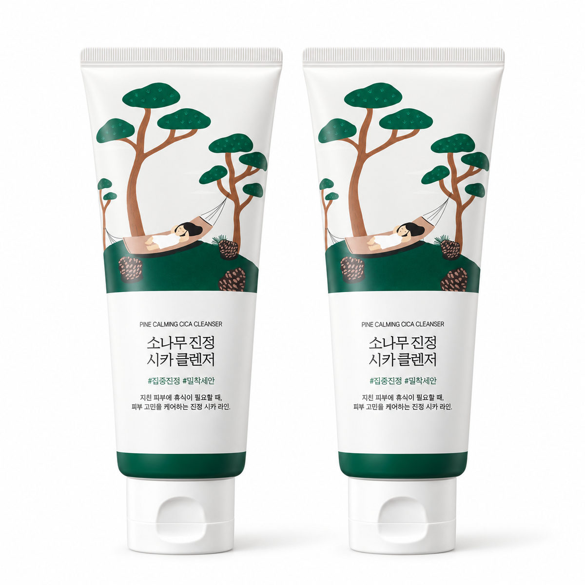 Round Lab Pine Soothing Cica Cleanser 100ml+100ml