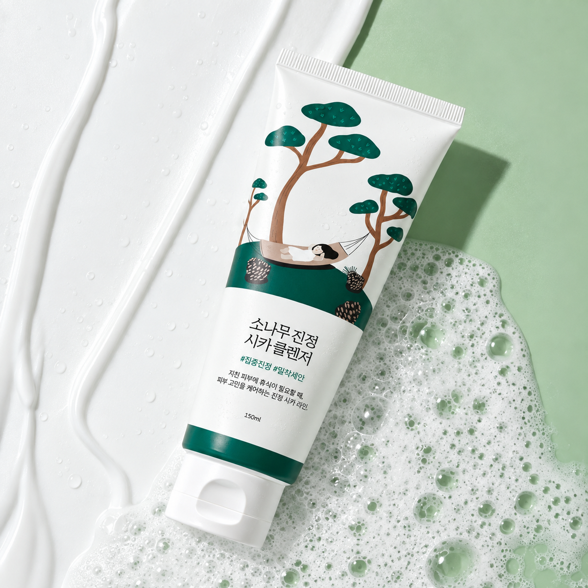 Round Lab Pine Soothing Cica Cleanser 100ml+100ml