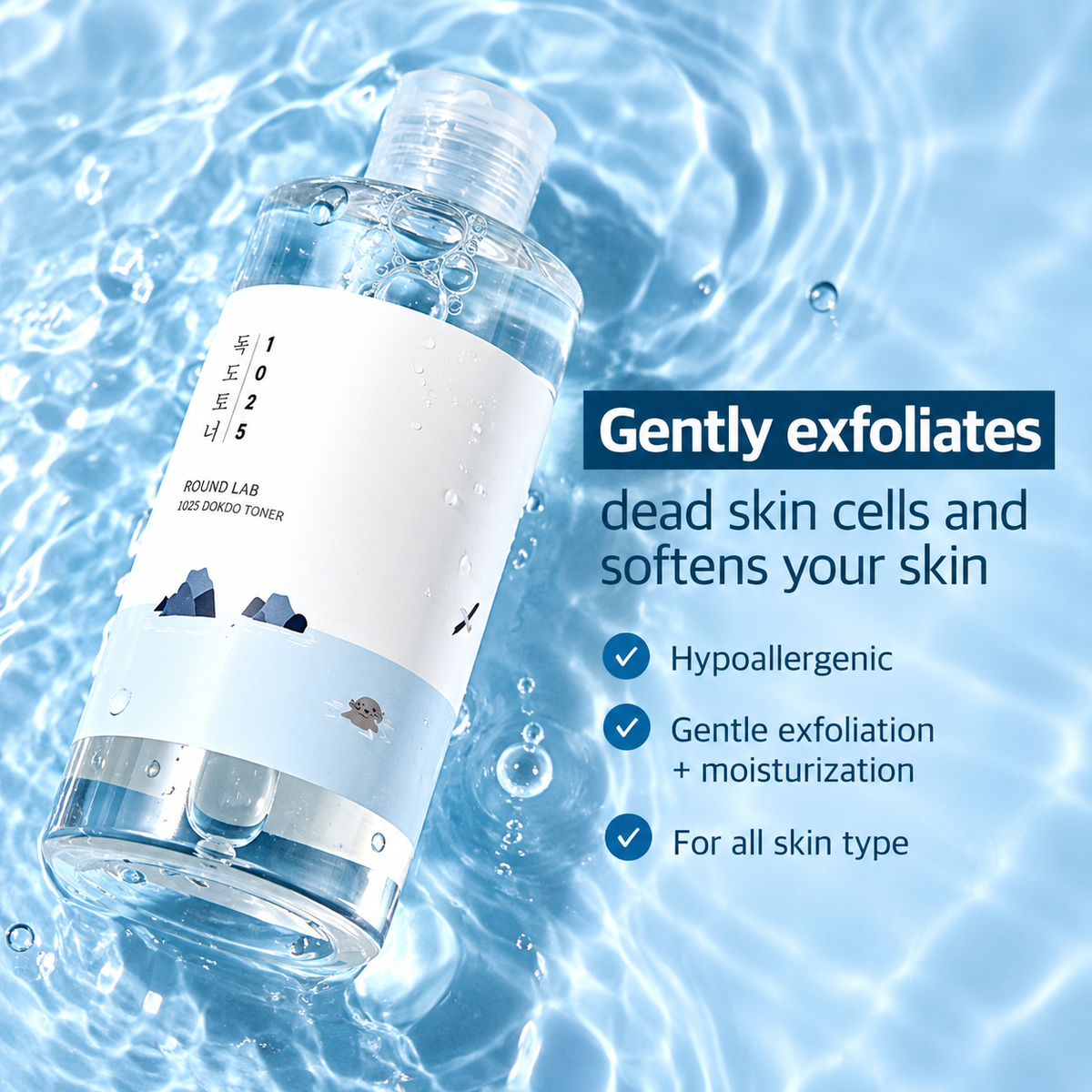 Round Lab 1025 Dokdo Toner 500ml Special (+100ml)
