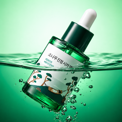 Round Lab Pine Tree Soothing Cica Ampoule 30ml Refill Plan (+30ml Refill + Mask + Sticker Collection)