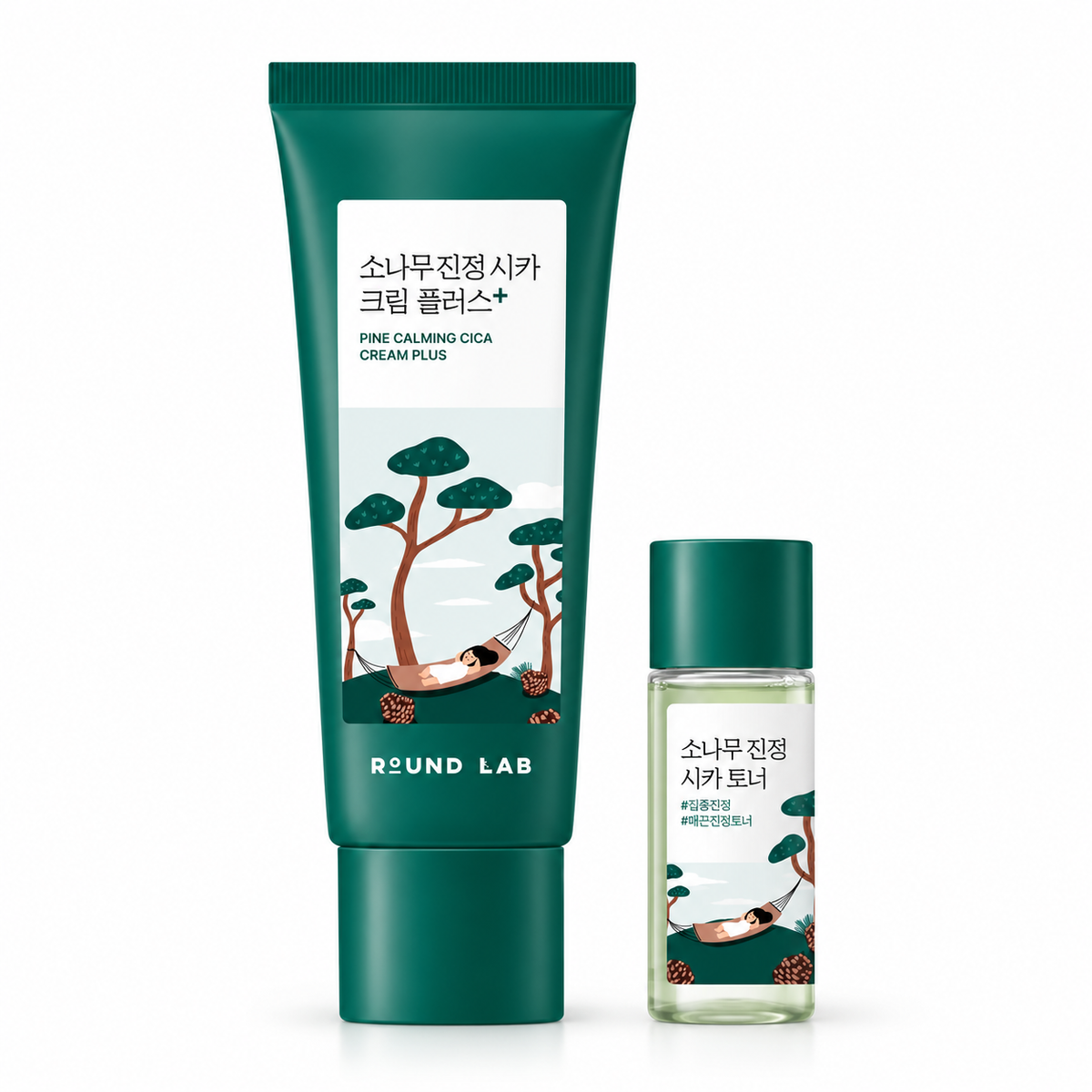 Round Lab Pine Soothing Cica Cream Plus 60ml Special (+Toner 20ml)