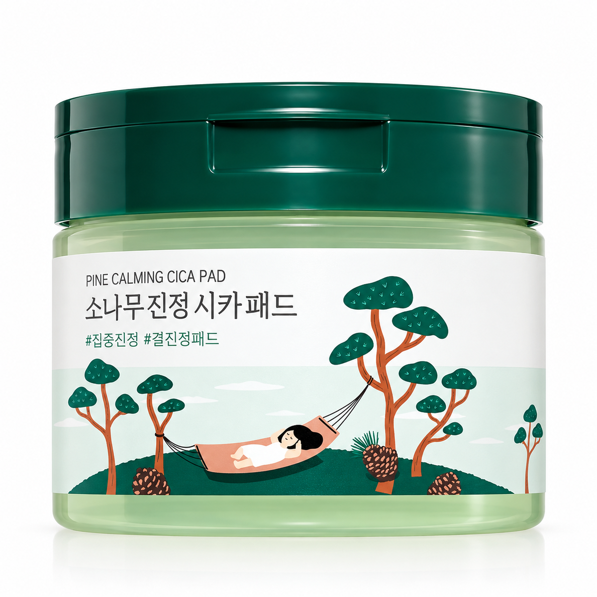Round Lab Pine Calming Cica Pads 50 sheets