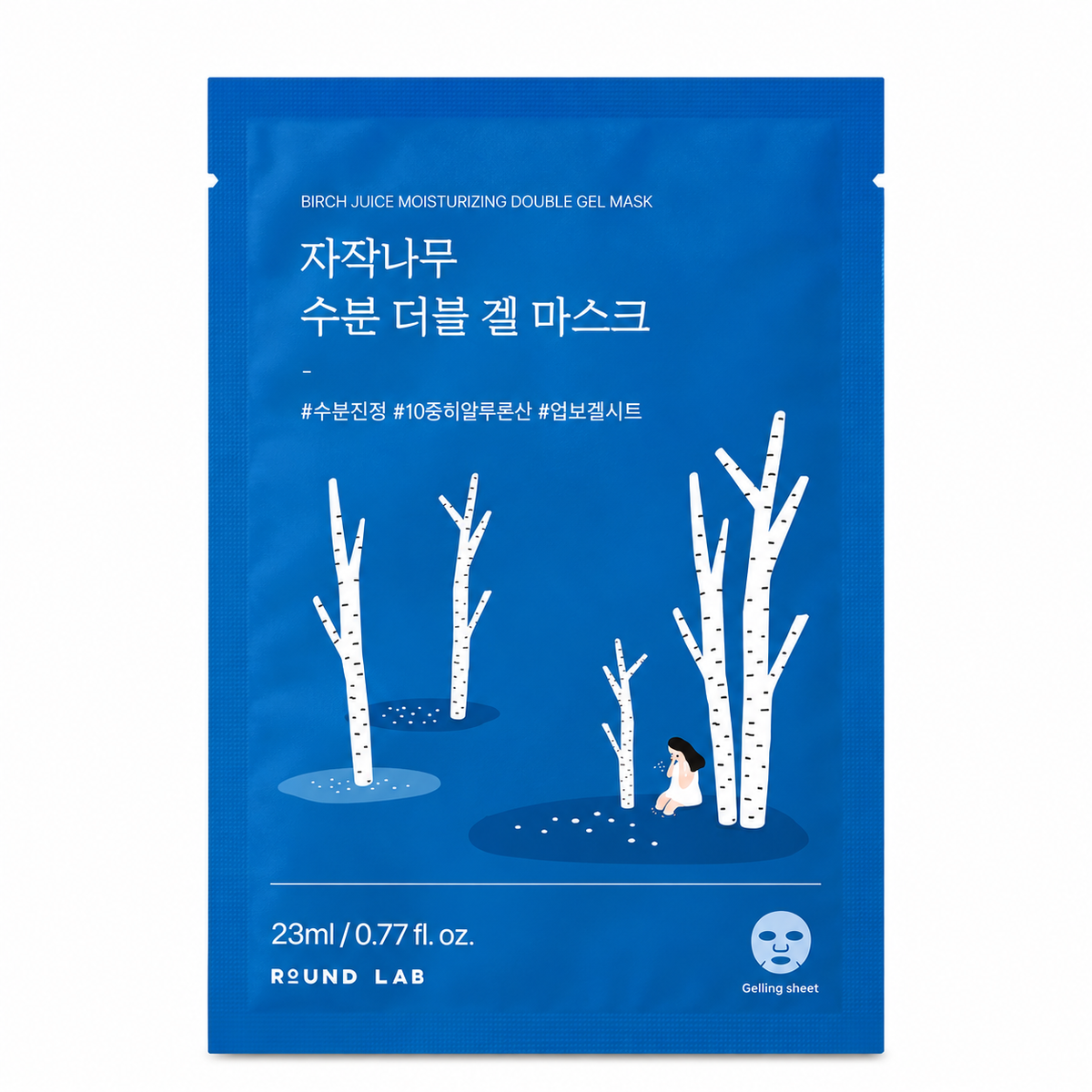 Round Lab Birch Moisture Double Gel Mask 10 sheets