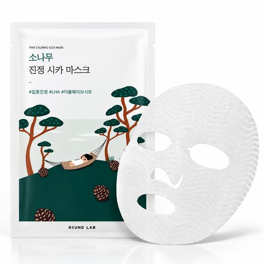 Round Lab pine soothing cica mask