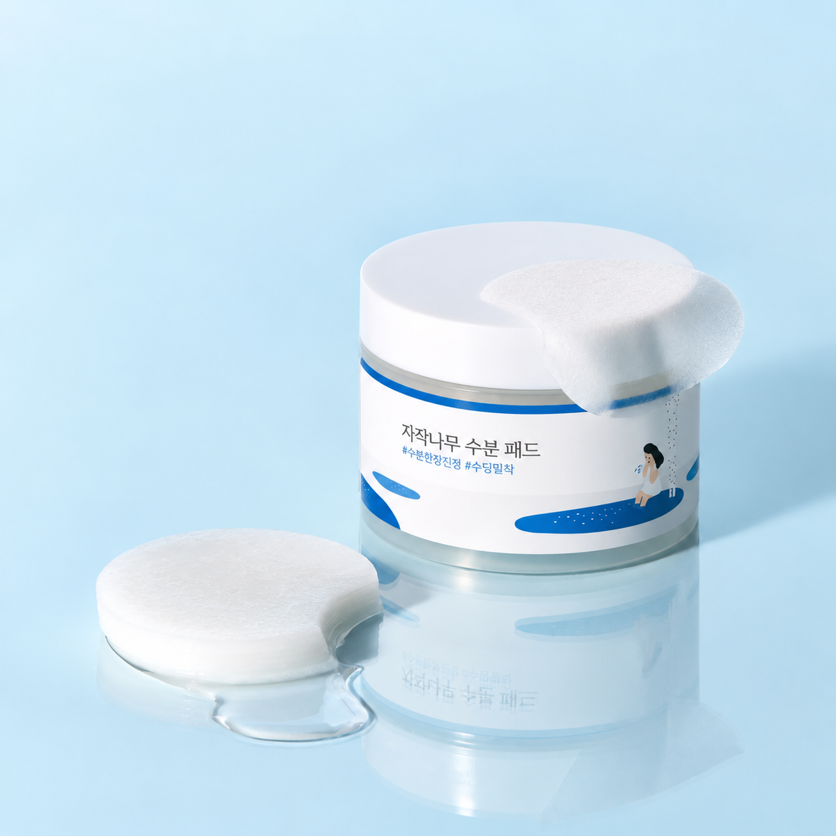 Round Lab Birch Moisture Pad 80 sheets special (+10 sheets)