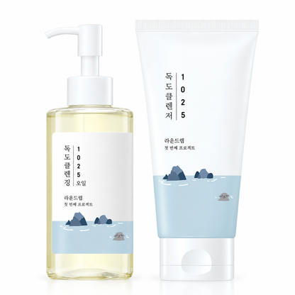 Round Lab Dokdo Cleansing Oil 200ml + Dokdo Cleanser 150ml special