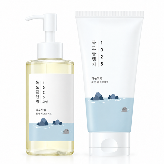 Round Lab Dokdo Cleansing Oil 200ml + Dokdo Cleanser 150ml special
