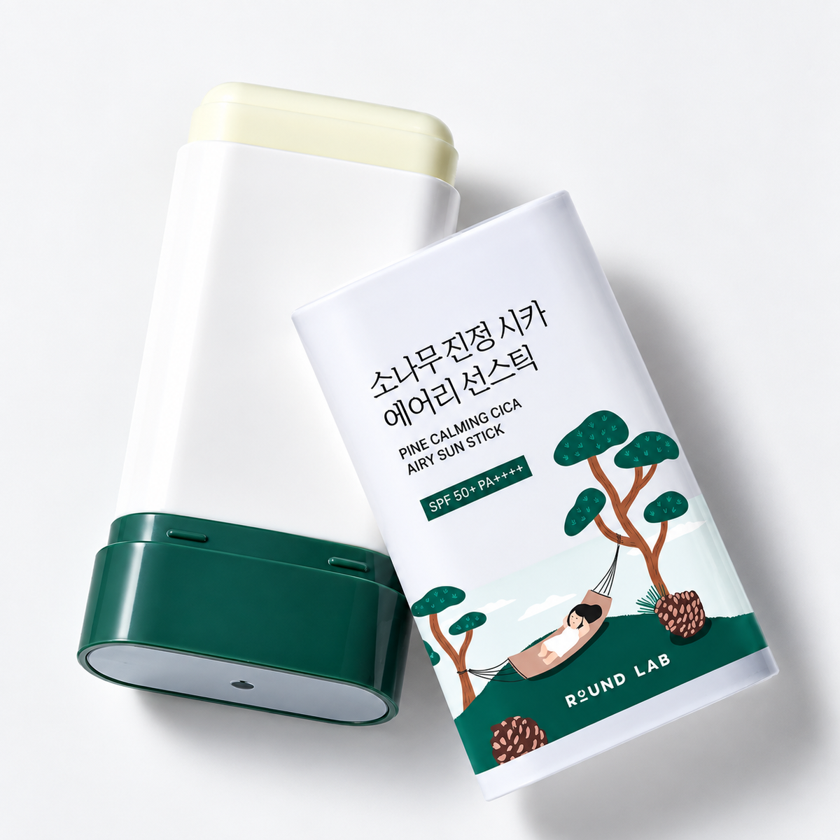 Round Lab Pine Calming Cica Airy Sun Stick 19g