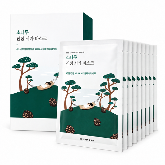 Round Lab Pine Calming Cica Mask 10 sheets