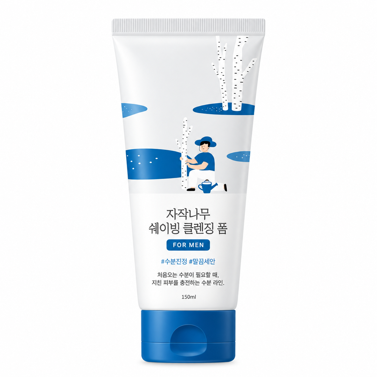 Round Lab for Men Birch Shaving Cleansing Foam 120ml