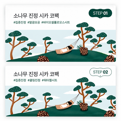 Round Lab Pine Soothing Cica Biocellulose Nose Pack 5 sheets