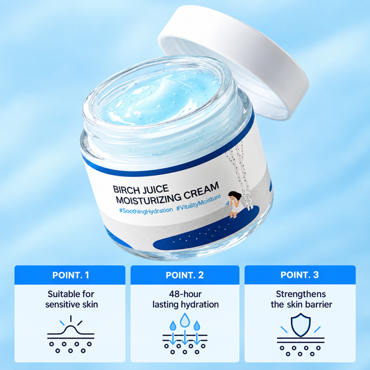Round Lab Birch Moisture Cream 50ml Refill Pack