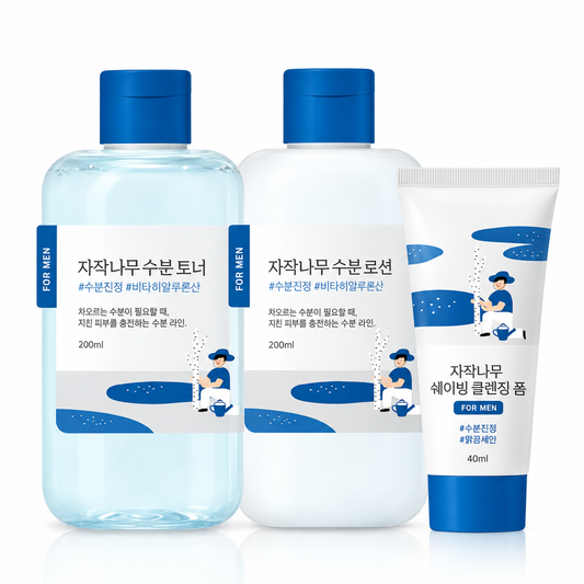 Round Lab for Men Birch Toner/Lotion 2 Types Special (+Shaving Foam 40ml)