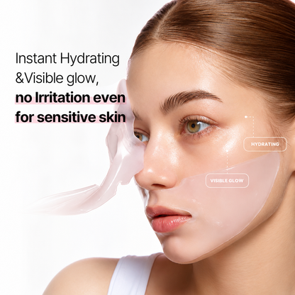 Round Lab Camellia Deep Collagen Elasticity Gel Mask 4 sheets (on)