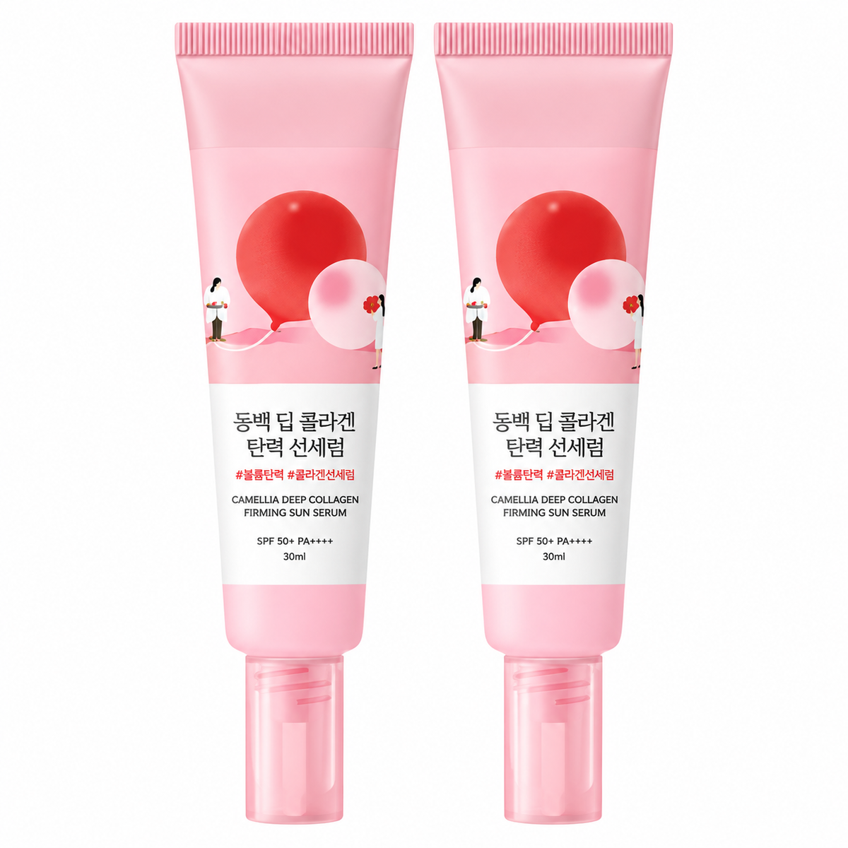 Round Lab Camellia Deep Collagen Elasticity Sun Serum 50ml+50ml Set Special