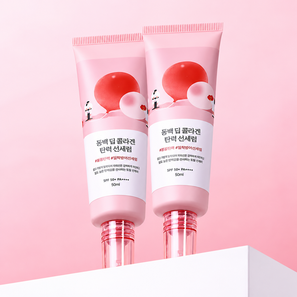 Round Lab Camellia Deep Collagen Elasticity Sun Serum 50ml+50ml Set Special