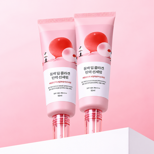 Round Lab Camellia Deep Collagen Elasticity Sun Serum 50ml+50ml Set Special
