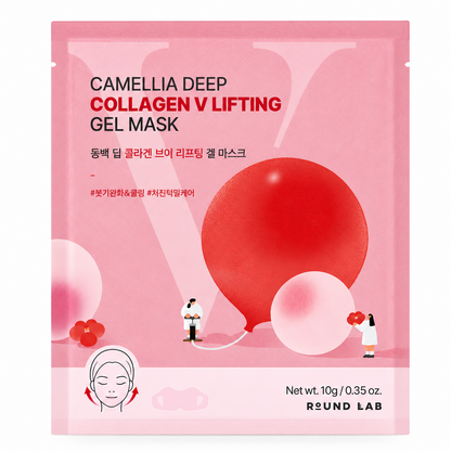 Round Lab Camellia Deep Collagen V Lifting Gel Mask 1 sheet
