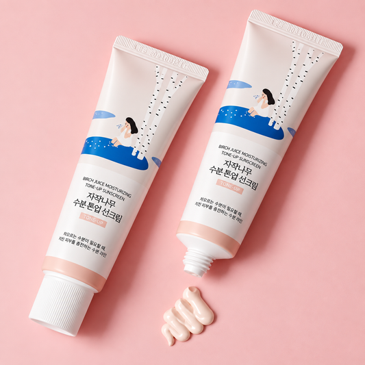 Round Lab Birch Moisture Tone-Up Sun Cream 50ml 1+1 Special