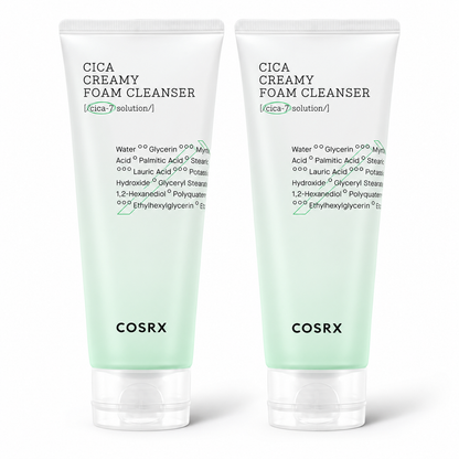 COSRX Pure Fit Cica Creamy Foam Cleanser Double Special (150ml+150ml)