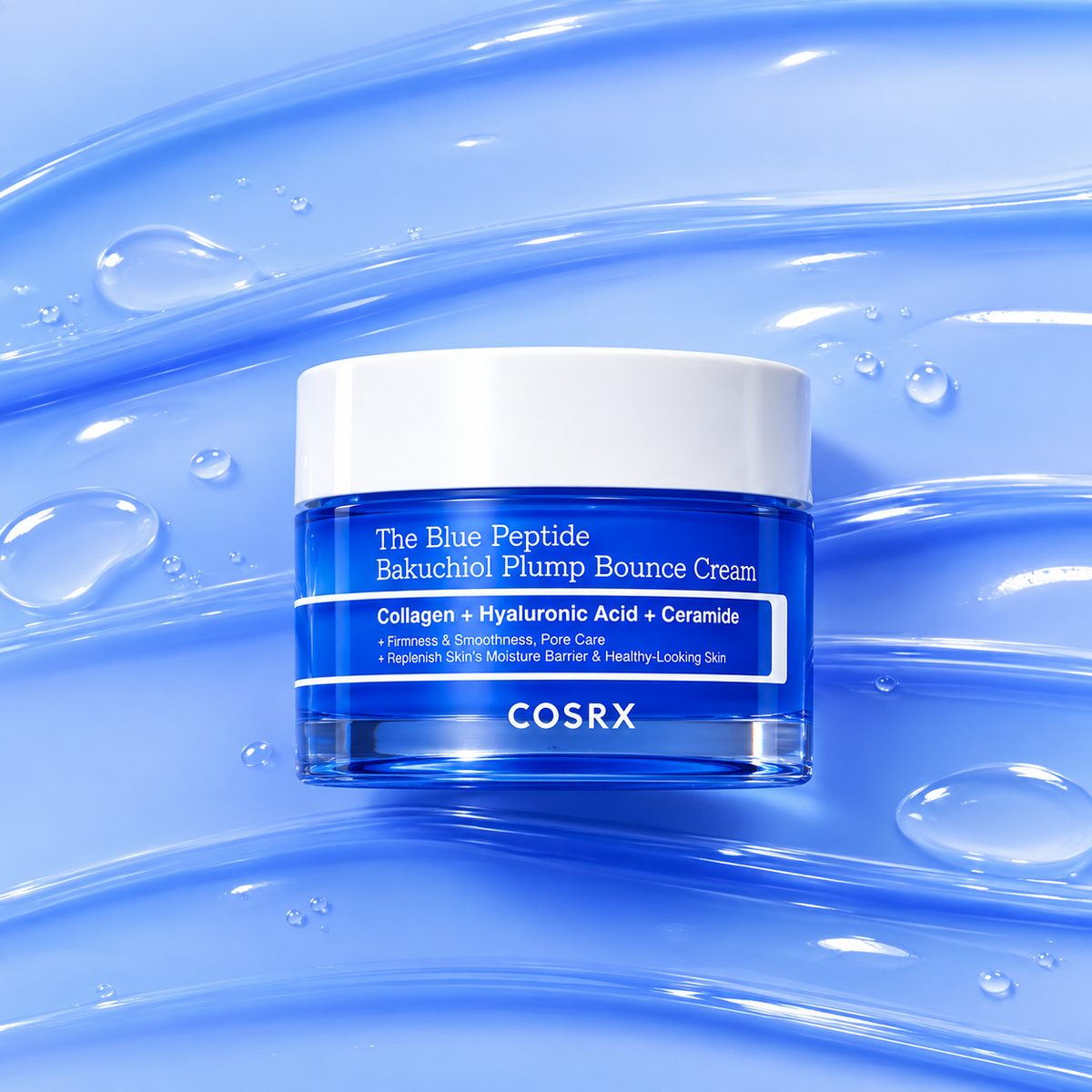 COSRX The Blue Peptide Bakuchiol Plump Bounce Cream 50g