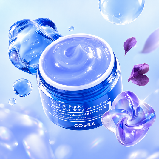 COSRX The Blue Peptide Bakuchiol Plump Bounce Cream 50g