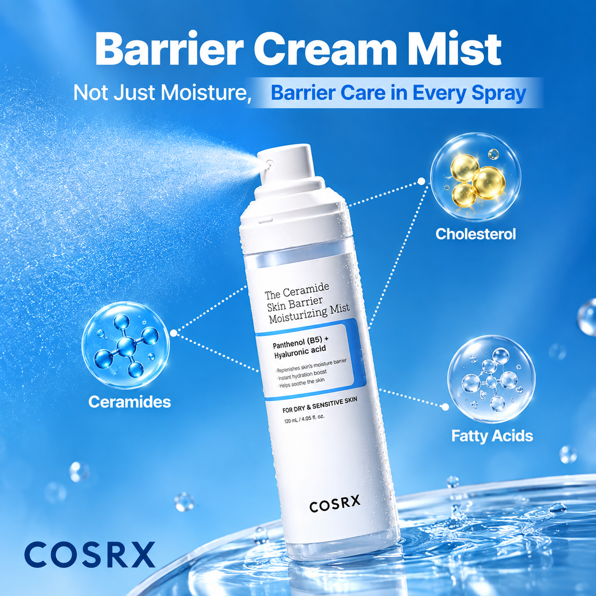 COSRX The Ceramide Skin Barrier Moisturizing Mist 120ml