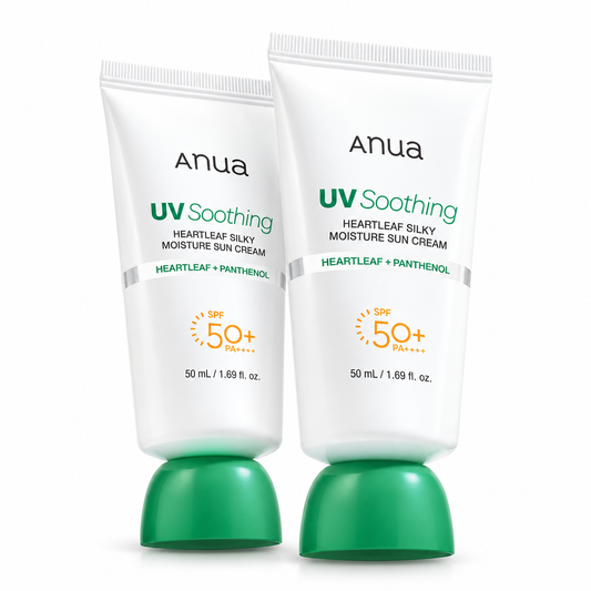 Anua Houttuynia cordata Silky Moisture Sun Cream 50ml Double Special