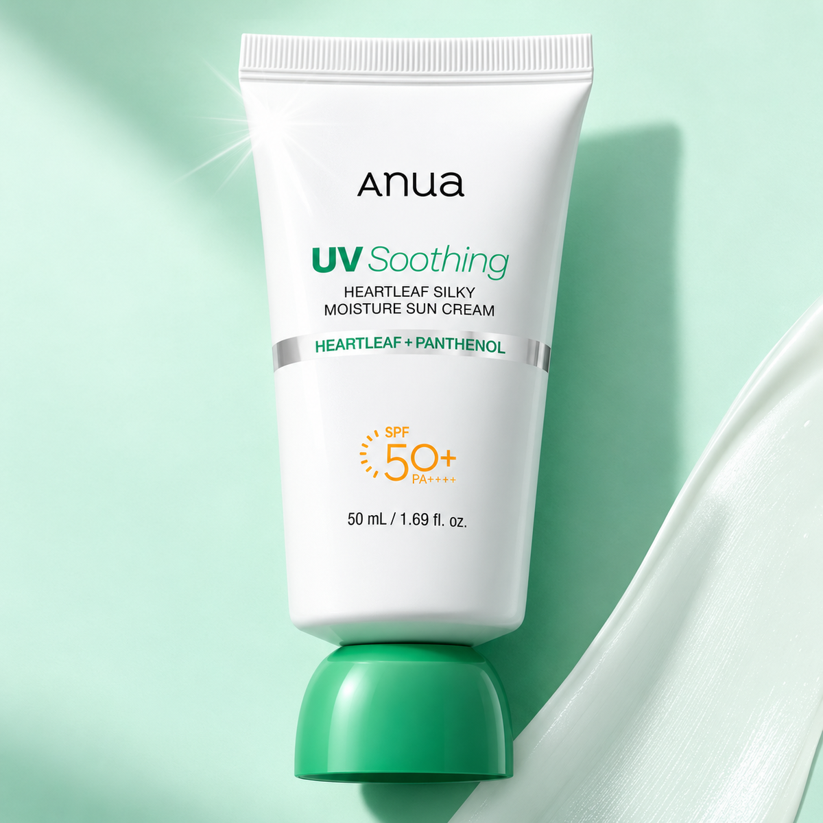 Anua Houttuynia cordata Silky Moisture Sun Cream 50ml Double Special