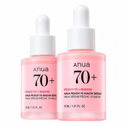 Anua Peach 70 Niacinamide Serum 30ml 2 packs