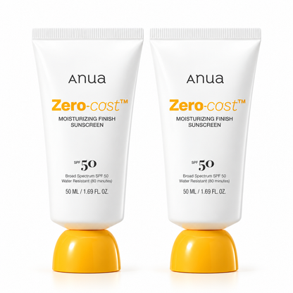 Anua Zero Cast Moisturizing Sun Cream 50ml Double Special